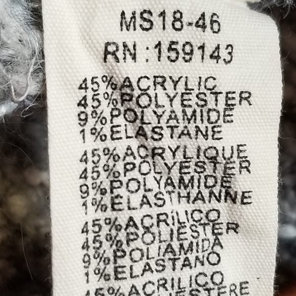 FRNCH Paris Marled Chunky Knit Cardigan Sweater - Picture 4 of 5